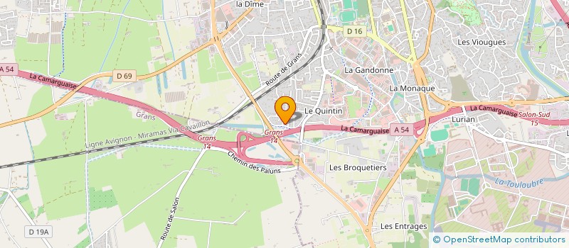 localisation de l'entreprise KARATE DO AQUI  SALON-DE-PROVENCE