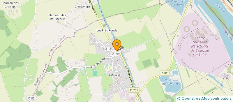 localisation de l'entreprise KARATE DO BELLEVILLOIS  BELLEVILLE-SUR-LOIRE