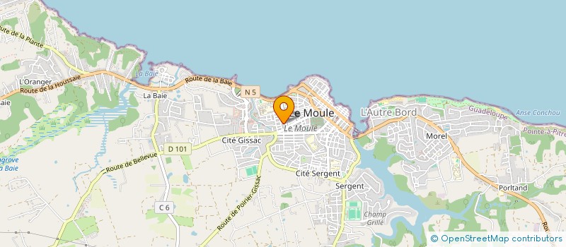 localisation de l'entreprise KARATE DO MOULE - A LA RECHERCHE DE LA VOIE à LE MOULE