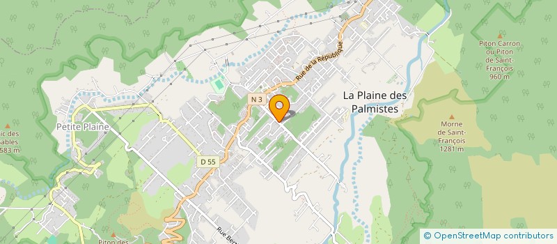 localisation de l'entreprise KARATE-DO PLAINE DES PALMISTES  LA PLAINE-DES-PALMISTES