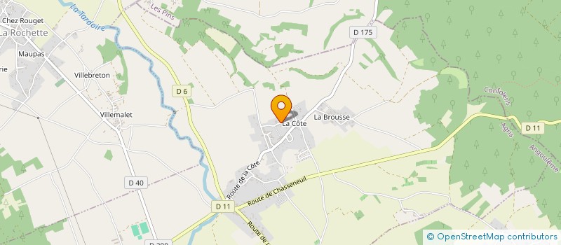 localisation de l'entreprise KARATE DO SHITO RYU SHUKOKAI CHASSENEUIL SUR BONNIEURE  AGRIS