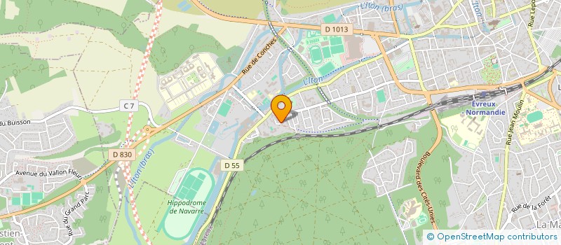 localisation de l'entreprise KARATE EVREUX NAVARRE  EVREUX