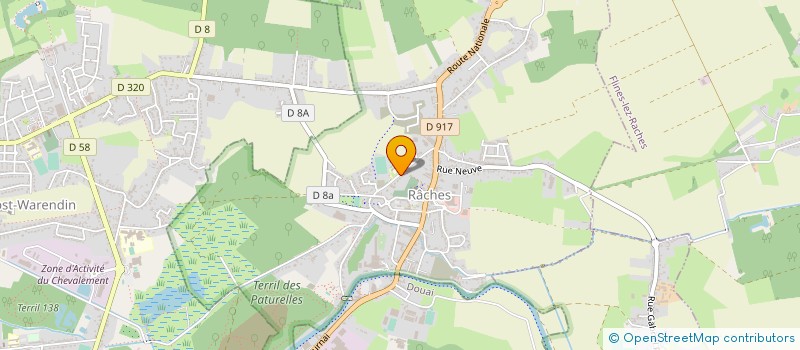 localisation de l'entreprise KARATE GOSHINDO DE RACHES à RACHES