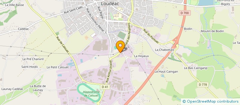 localisation de l'entreprise KARATE KOBUDO LOUDEAC à LOUDEAC