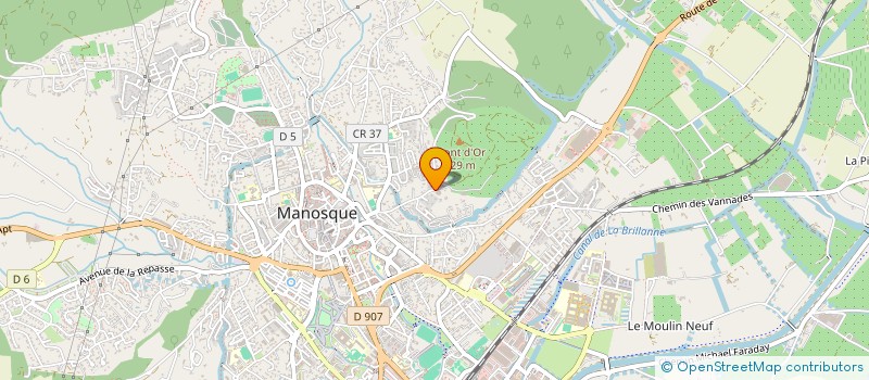 localisation de l'entreprise KARATE MANOSQUE ET ARTS MARTIAUX AFFINITAIRES à MANOSQUE