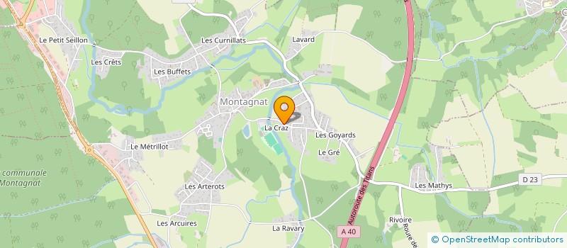 localisation de l'entreprise KARATE MONTAGNAT à MONTAGNAT