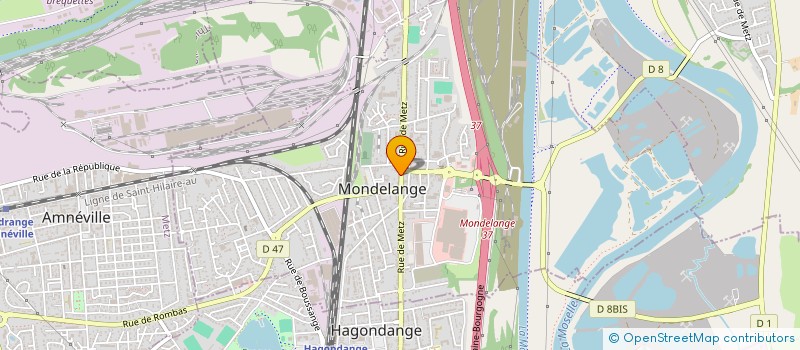 localisation de l'entreprise KARATE POUILLY  MONDELANGE