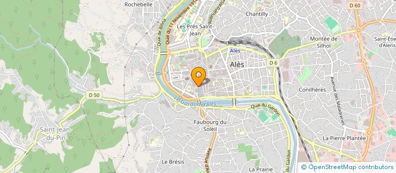 localisation de l'entreprise KARATE SANTE 30  ALES