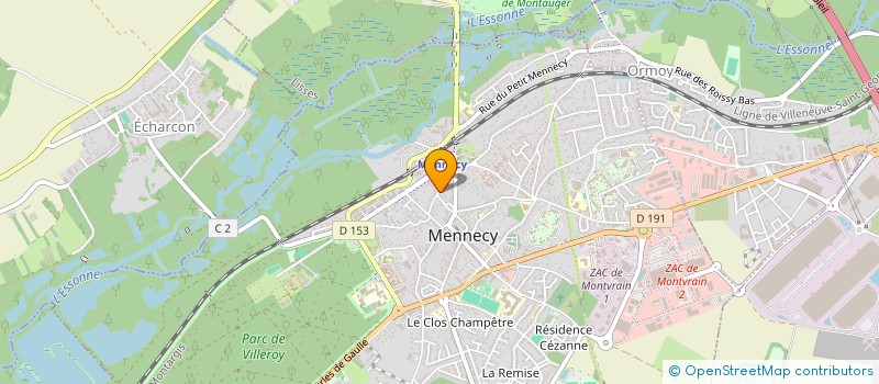 localisation de l'entreprise KARATE SHOTOKAN LISSOIS à MENNECY