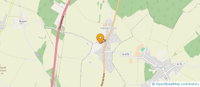 localisation de l'entreprise KARATE-SKIF-FRANCE  HEBECOURT