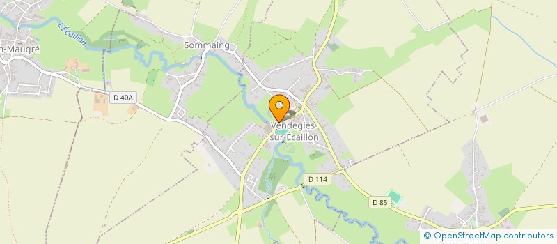 localisation de l'entreprise KARATE TRADITIONNEL VENDEGIES SUR ECAILLON  VENDEGIES-SUR-ECAILLON