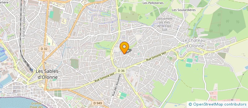 localisation de l'entreprise KARAUDSEB à LES SABLES-D'OLONNE