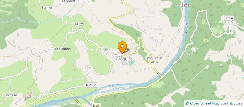 localisation de l'entreprise KARAVAN THEATRE AVEYRON  BROQUIES