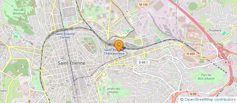 localisation de l'entreprise KARBAU à SAINT-ETIENNE