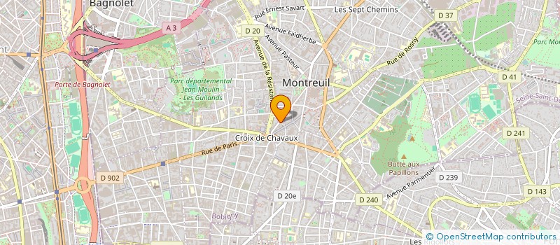 localisation de l'entreprise KARBI à MONTREUIL