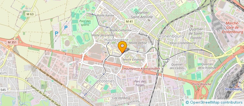 localisation de l'entreprise KARBIKES à STRASBOURG