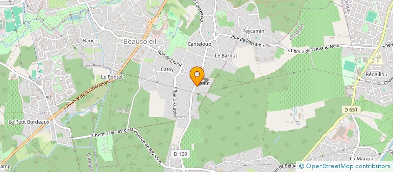 localisation de l'entreprise KARBONE PRODUCTIONS  GRADIGNAN