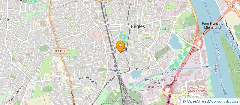 localisation de l'entreprise KARBONNE 14 à BEGLES