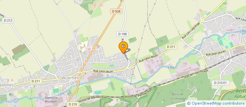 localisation de l'entreprise KARDELEN  WIZERNES