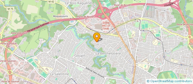 localisation de l'entreprise KARDIA à ORVAULT