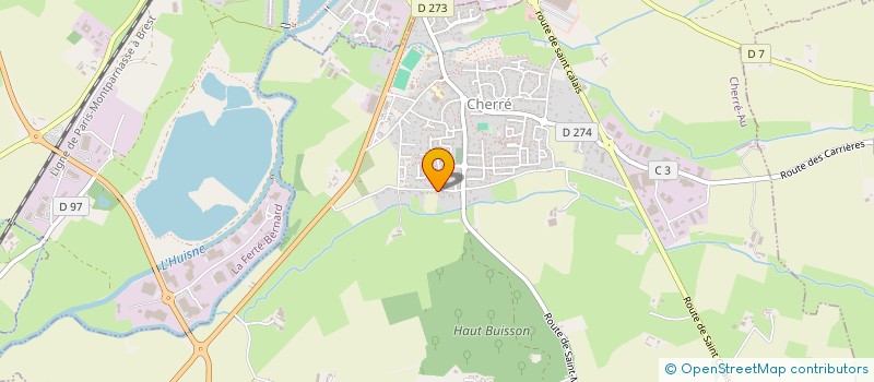 localisation de l'entreprise KARE  CHERRE-AU