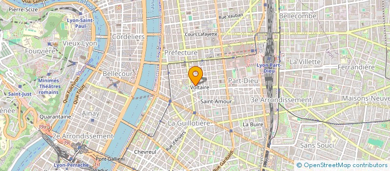 localisation de l'entreprise KARE FOR U à LYON