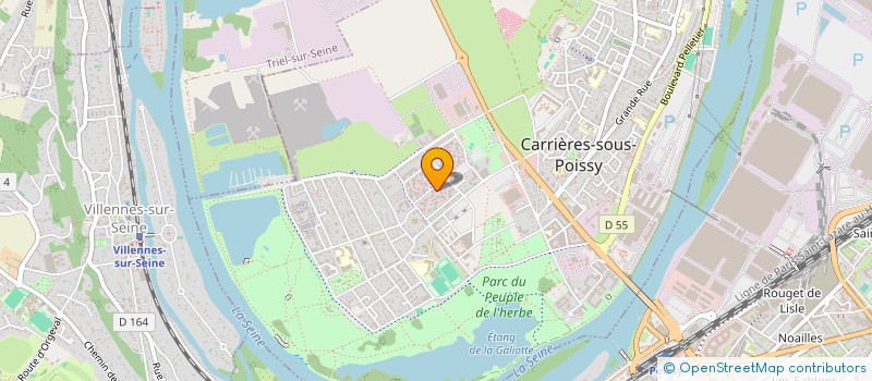 localisation de l'entreprise KAREAUX SOLS  CARRIERES-SOUS-POISSY