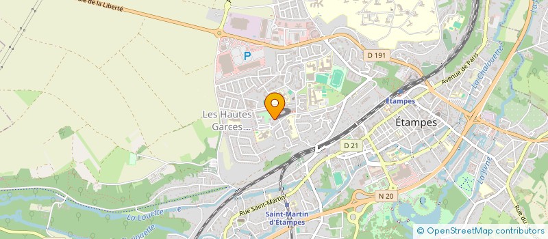 localisation de l'entreprise KAREBAT à ETAMPES
