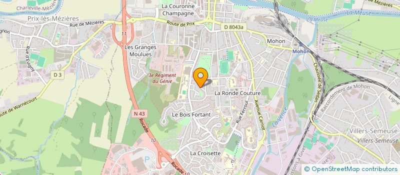 localisation de l'entreprise KAREBAT à CHARLEVILLE-MEZIERES