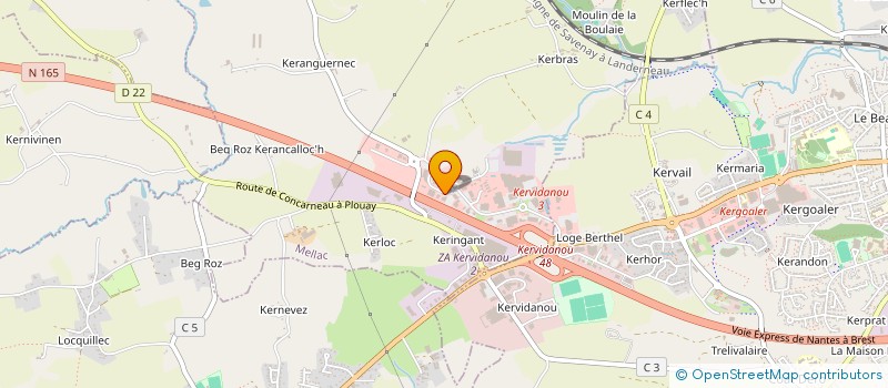 localisation de l'entreprise KAREG  MELLAC