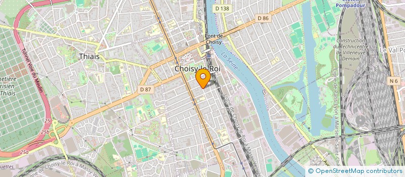 localisation de l'entreprise KAREL  CHOISY-LE-ROI