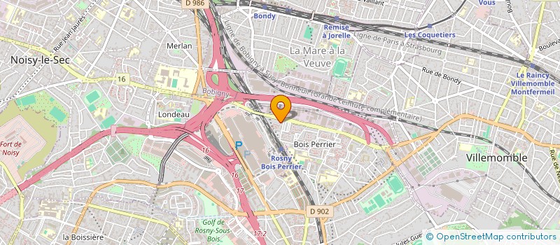 localisation de l'entreprise KARELEC à ROSNY-SOUS-BOIS
