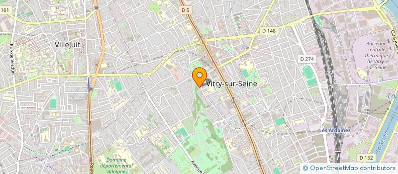 localisation de l'entreprise KARELEC POWER à VITRY-SUR-SEINE