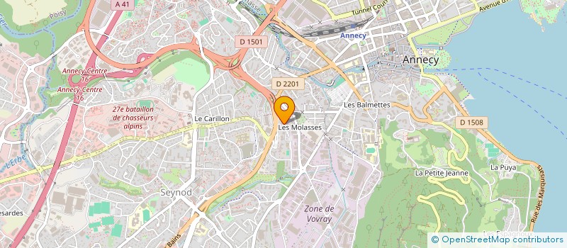 localisation de l'entreprise KARELLE CONCIERGERIE à ANNECY