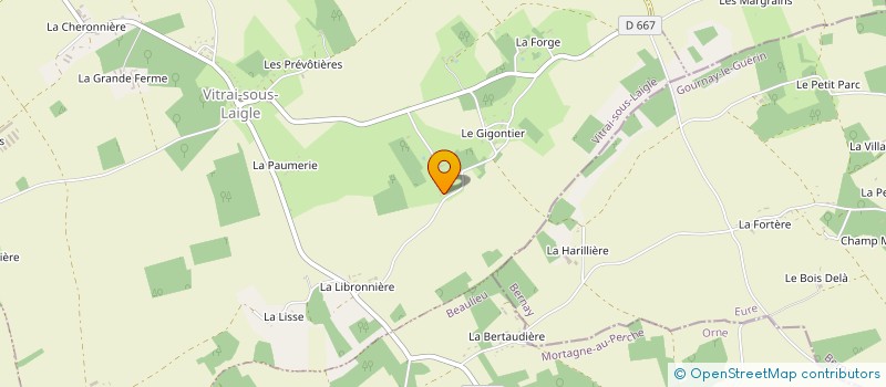 localisation de l'entreprise KAREN DOLLION à L AIGLE