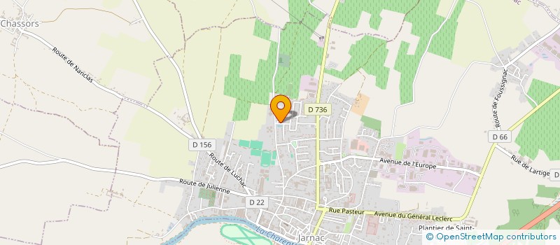 localisation de l'entreprise KAREN TAXI à JARNAC