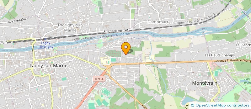 localisation de l'entreprise KARENE FERRER  LAGNY-SUR-MARNE