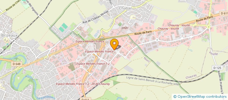 localisation de l'entreprise KARENITA à NIORT