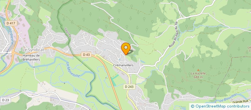 localisation de l'entreprise KAREOS  VAGNEY