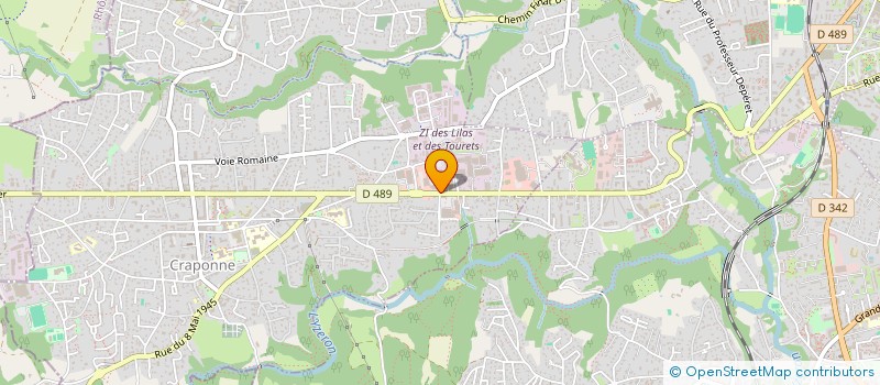 localisation de l'entreprise KARESSE  CRAPONNE