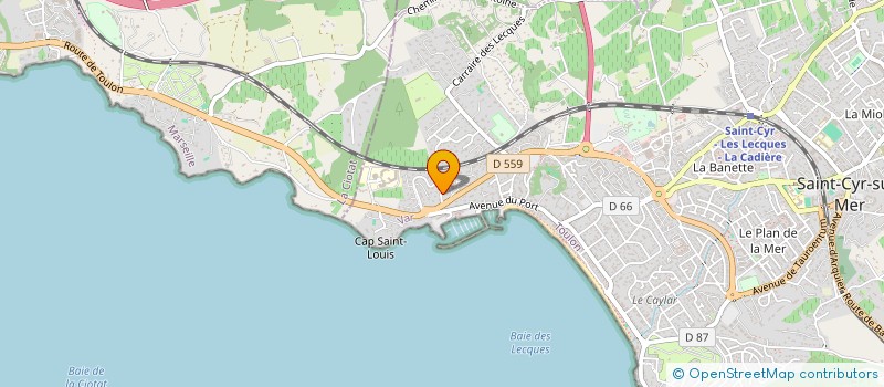 localisation de l'entreprise KAREVARS à SAINT-CYR-SUR-MER