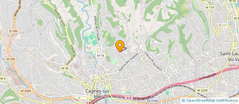 localisation de l'entreprise KARFINA à CAGNES SUR MER