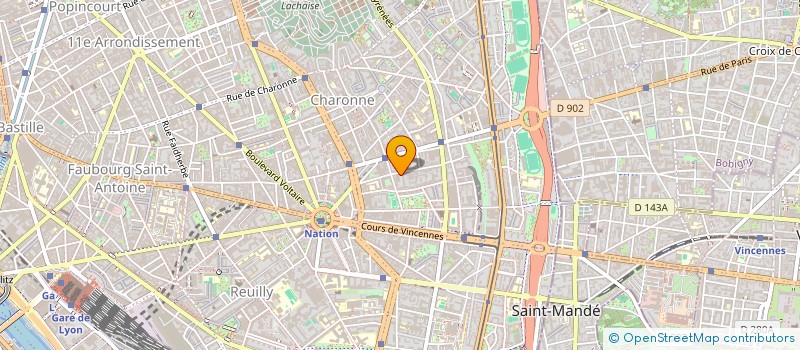 localisation de l'entreprise KARGO BIKE SERVICE à MONTREUIL
