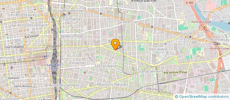 localisation de l'entreprise KARI à VILLEURBANNE