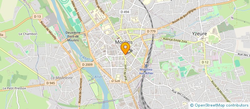 localisation de l'entreprise KARI à MOULINS