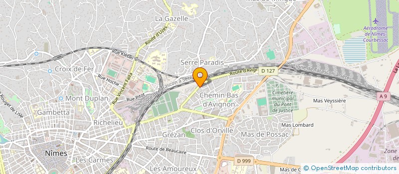 localisation de l'entreprise KARI STYLE à NIMES