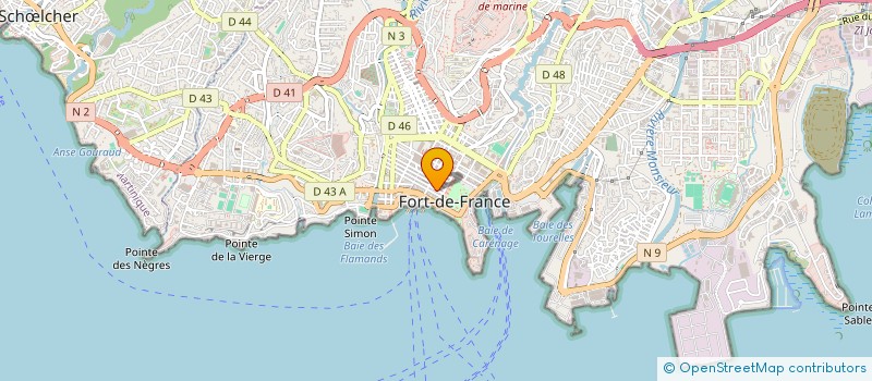 localisation de l'entreprise KARIB CREA  FORT-DE-FRANCE