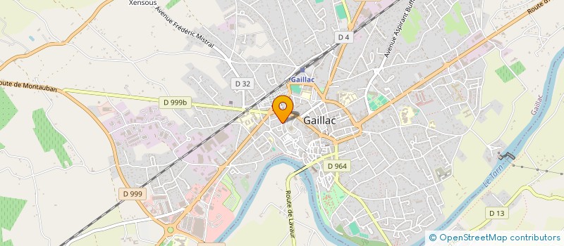 localisation de l'entreprise KARIB'INDIAN FUSION à GAILLAC