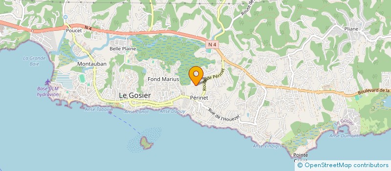 localisation de l'entreprise KARIB PHARMA à LE GOSIER