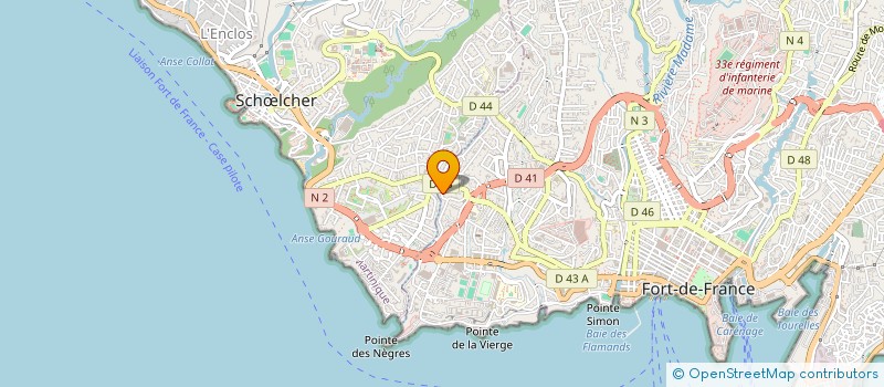 localisation de l'entreprise KARIB'RENOV à FORT DE FRANCE